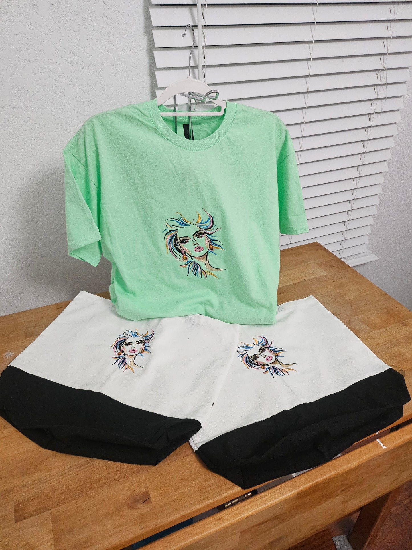 Embroidered "Tina" Tote Bag