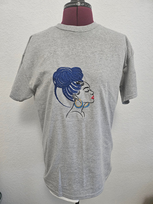 Embroidered "Trina"  Tee-shirt